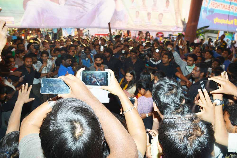 Puri  Rajamouli And RGV At Temper Benefit Show