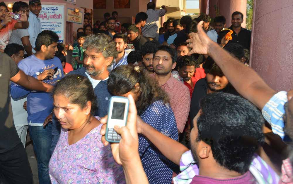 Puri  Rajamouli And RGV At Temper Benefit Show