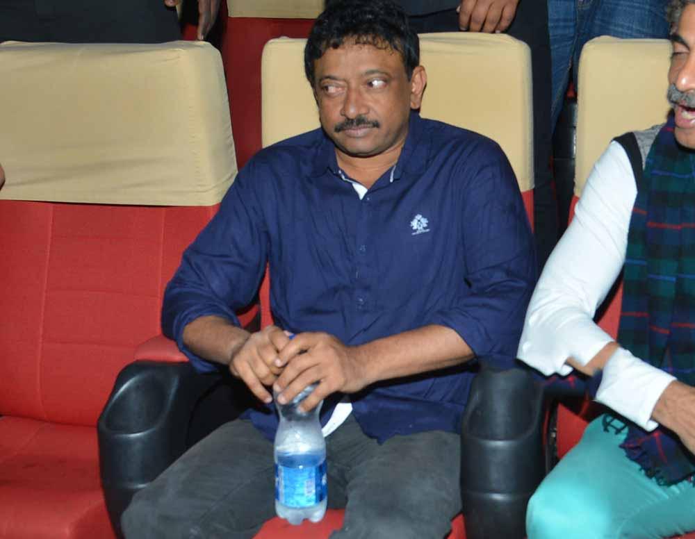 Puri  Rajamouli And RGV At Temper Benefit Show