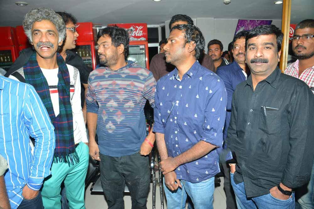 Puri  Rajamouli And RGV At Temper Benefit Show