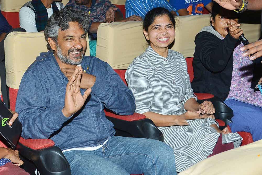 Puri  Rajamouli And RGV At Temper Benefit Show