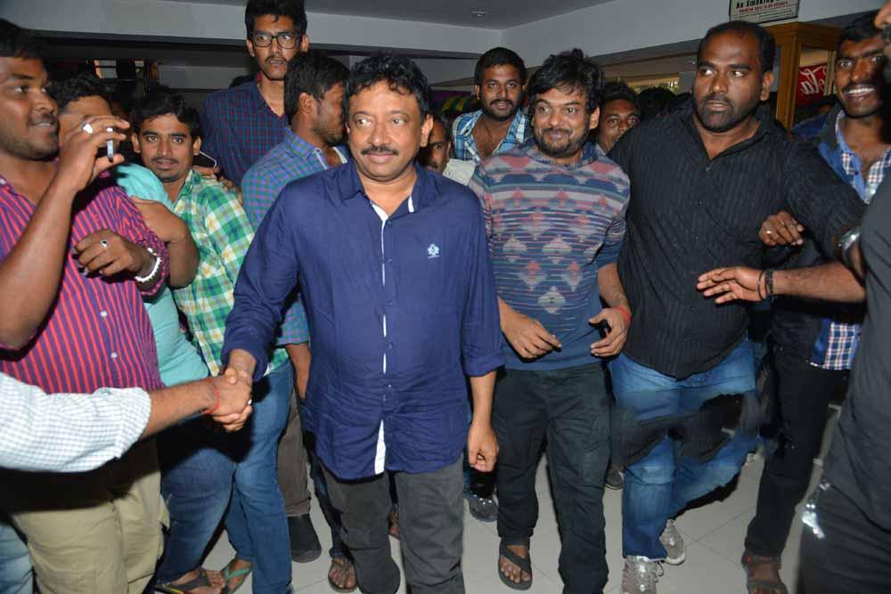 Puri  Rajamouli And RGV At Temper Benefit Show