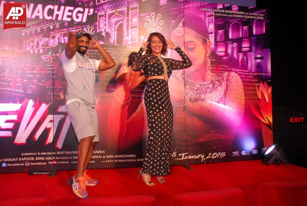 Sonakshi Sinha Launch Radha Nachegi Song From Tevar Movie