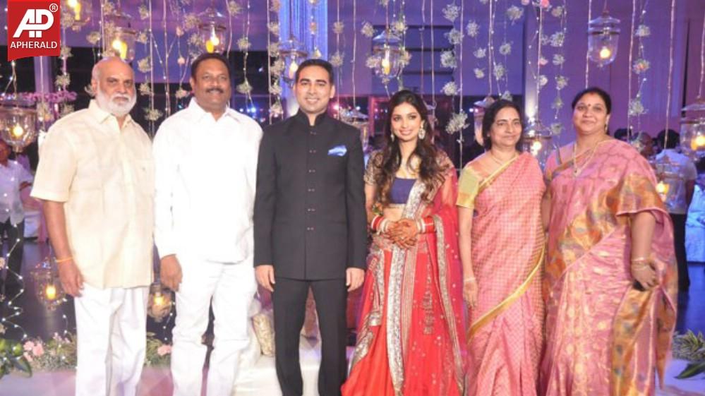 Raghavendra rao Son Wedding Reception Pics