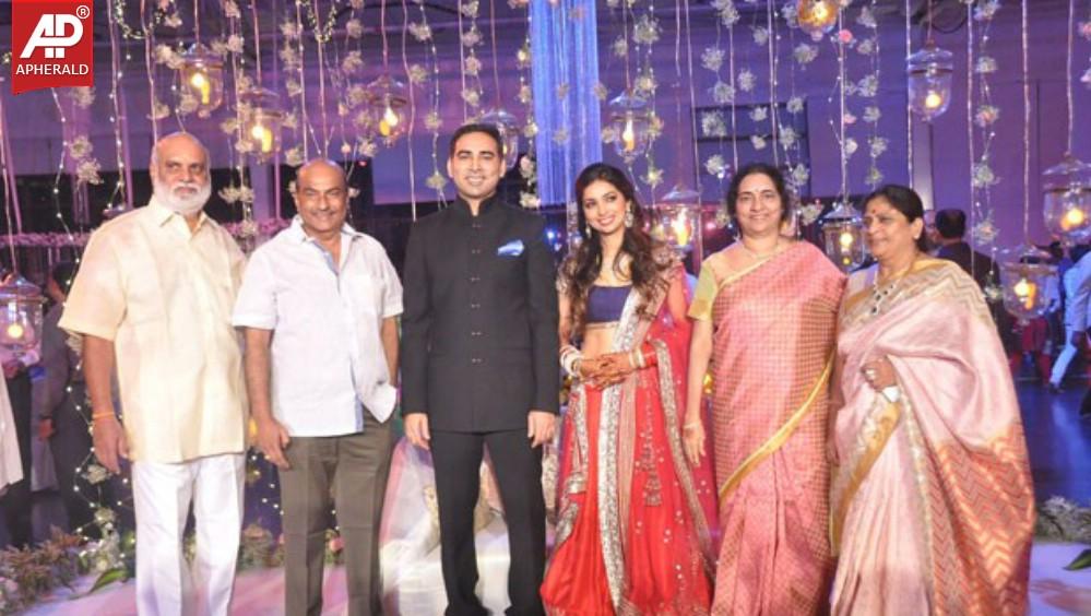 Raghavendra rao Son Wedding Reception Pics