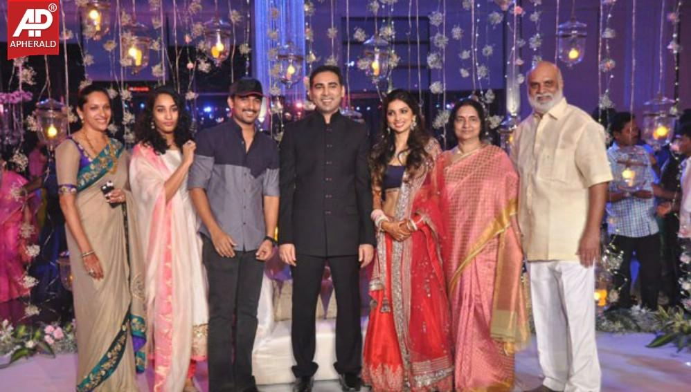 Raghavendra rao Son Wedding Reception Pics