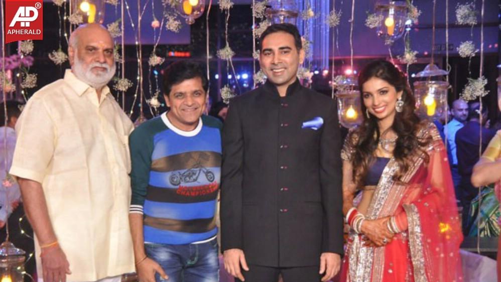 Raghavendra rao Son Wedding Reception Pics