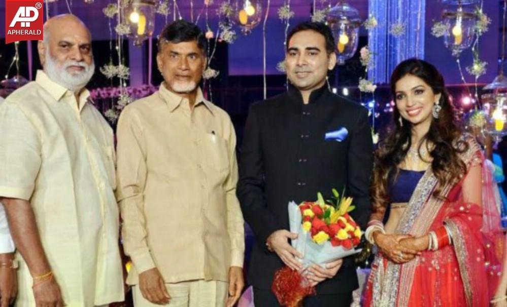 Raghavendra rao Son Wedding Reception Pics