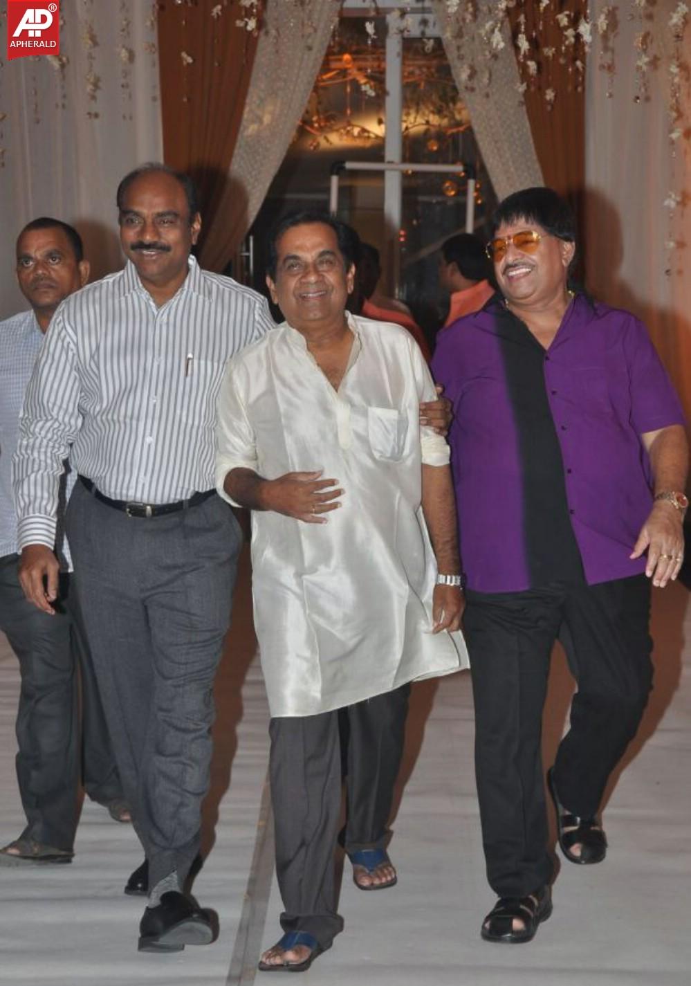 Raghavendra rao Son Wedding Reception Pics