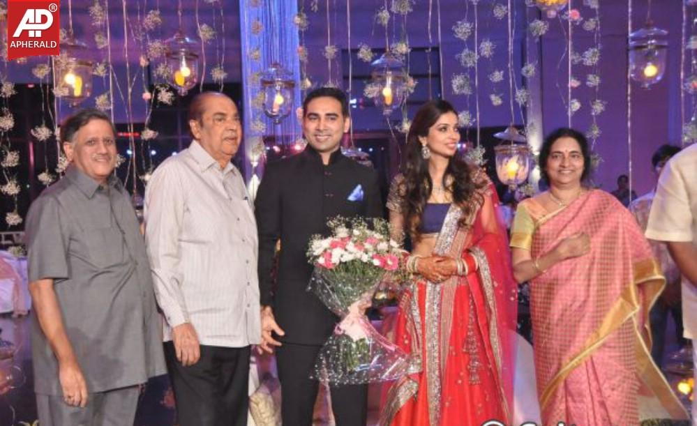 Raghavendra rao Son Wedding Reception Pics