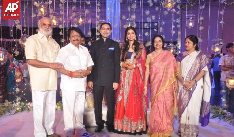 Raghavendra rao Son Wedding Reception Pics