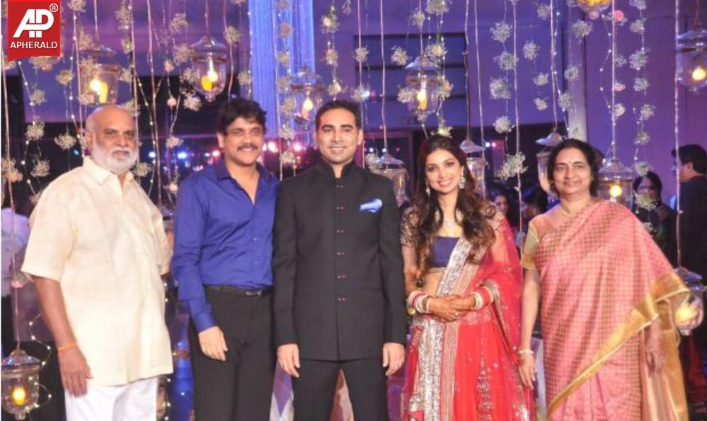 Raghavendra rao Son Wedding Reception Pics