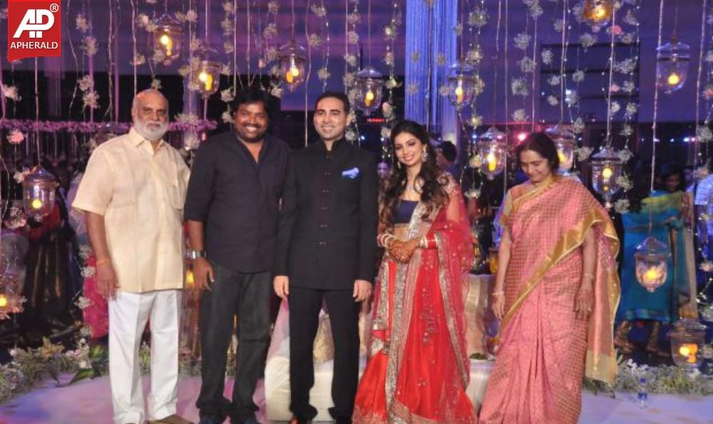 Raghavendra rao Son Wedding Reception Pics