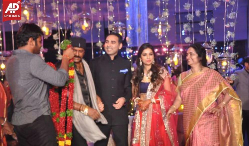 Raghavendra rao Son Wedding Reception Pics