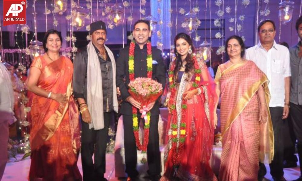 Raghavendra rao Son Wedding Reception Pics