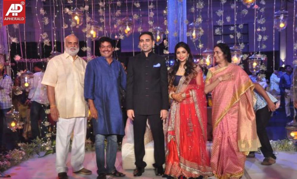 Raghavendra rao Son Wedding Reception Pics