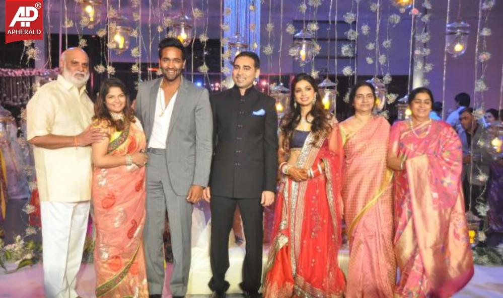 Raghavendra rao Son Wedding Reception Pics