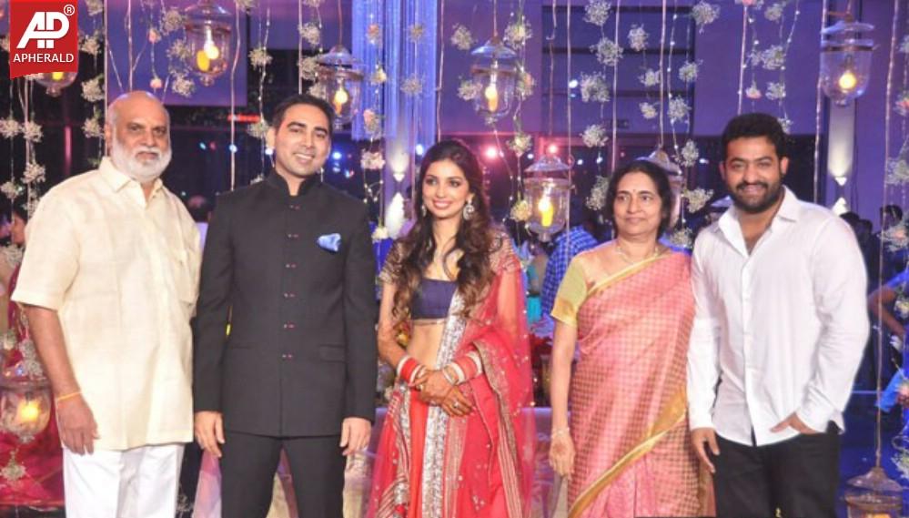 Raghavendra Rao Son Wedding Reception Pics