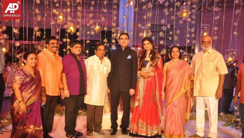 Raghavendra Rao Son Wedding Reception Pics