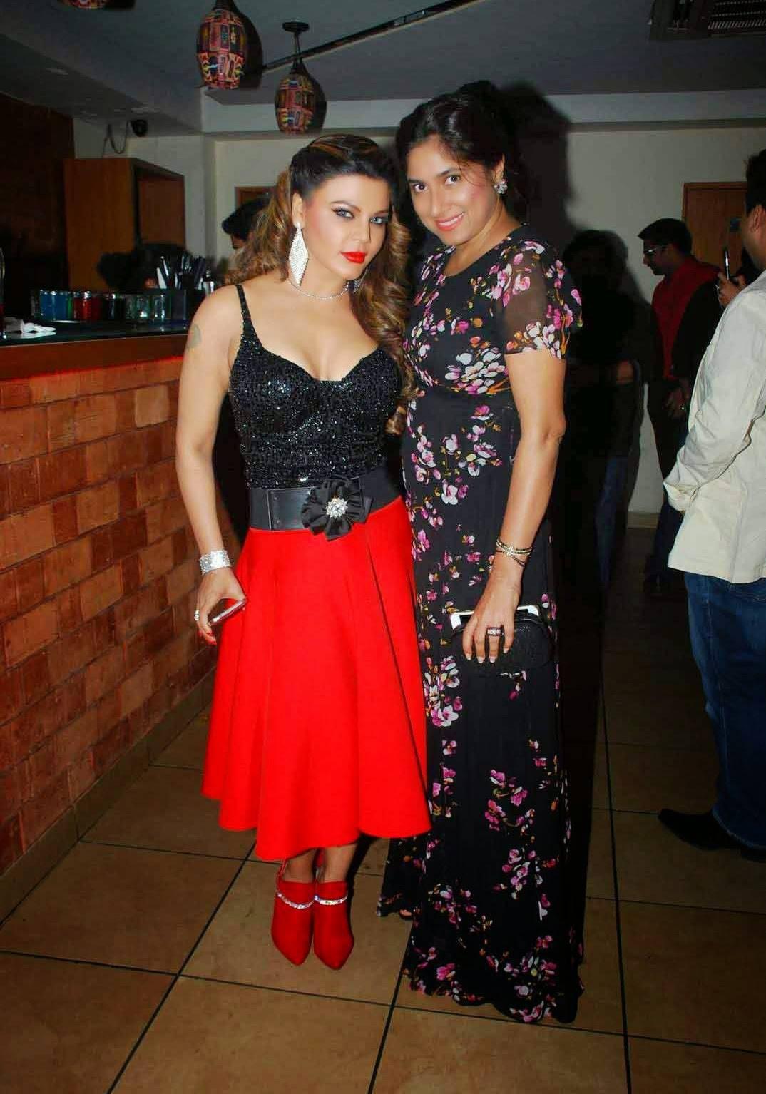 Rakhi Sawant At Gurmeets Birthday Bash Party Photos