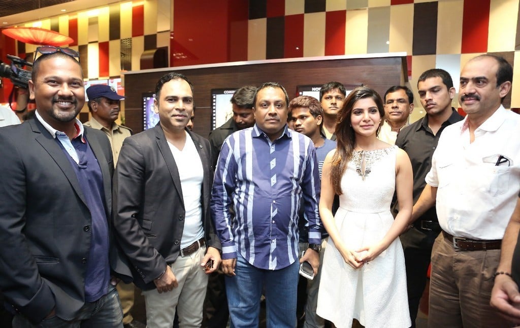 Ram Charan And Samantha Asian Cinemas Launch