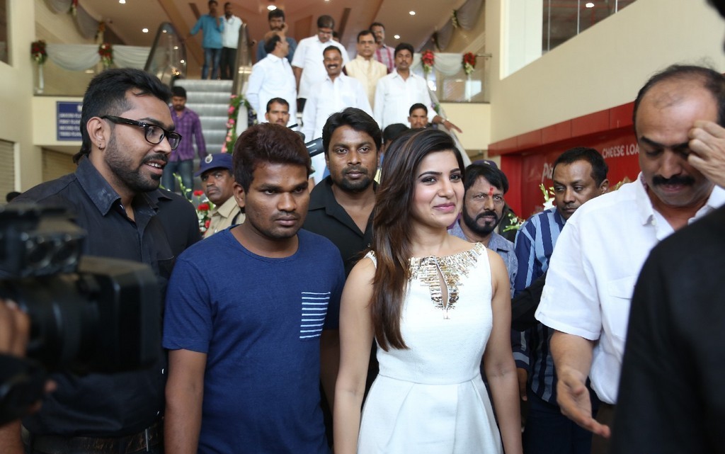 Ram Charan And Samantha Asian Cinemas Launch
