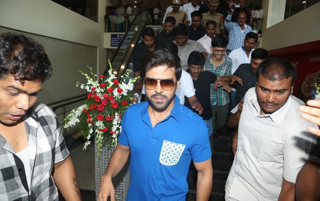 Ram Charan And Samantha Asian Cinemas Launch