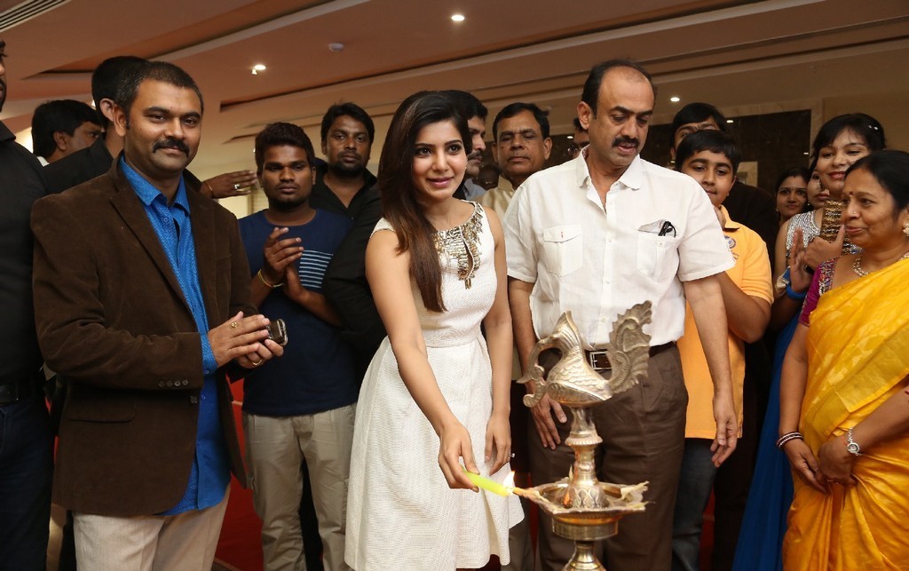 Ram Charan And Samantha Asian Cinemas Launch
