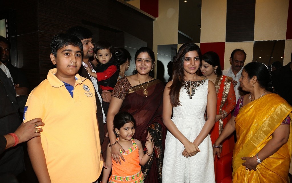 Ram Charan And Samantha Asian Cinemas Launch
