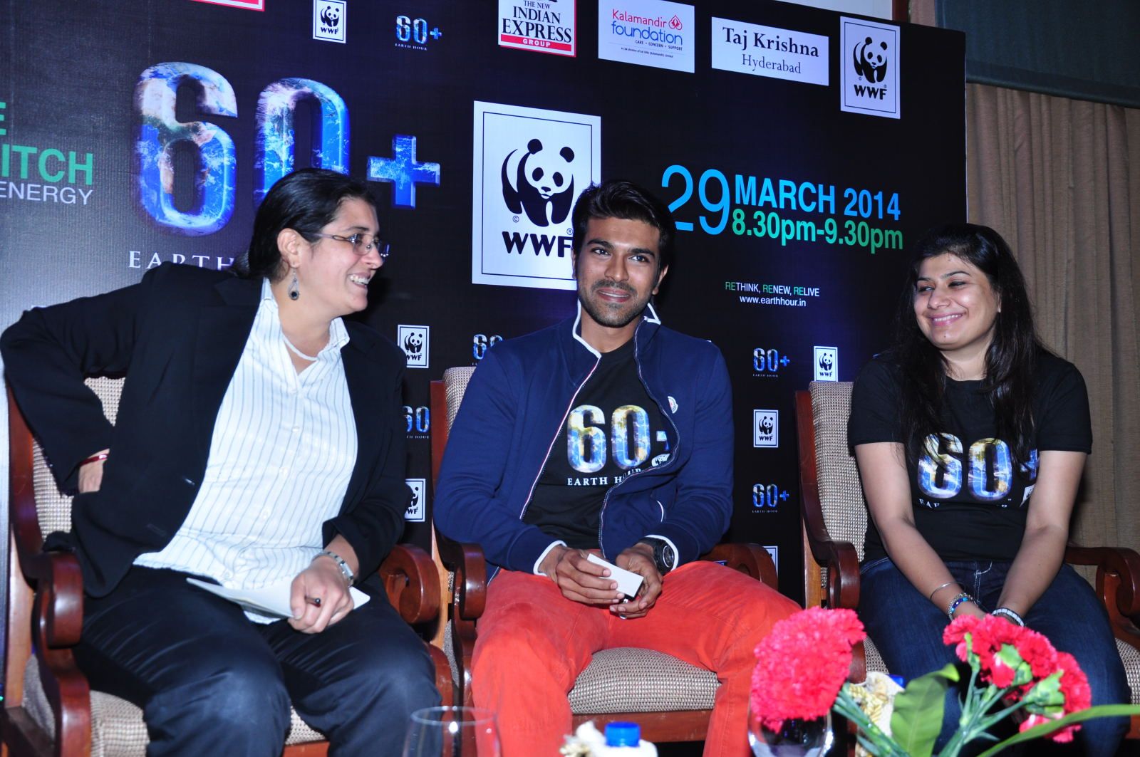 Ram Charan at Earth Hour 2014 Event