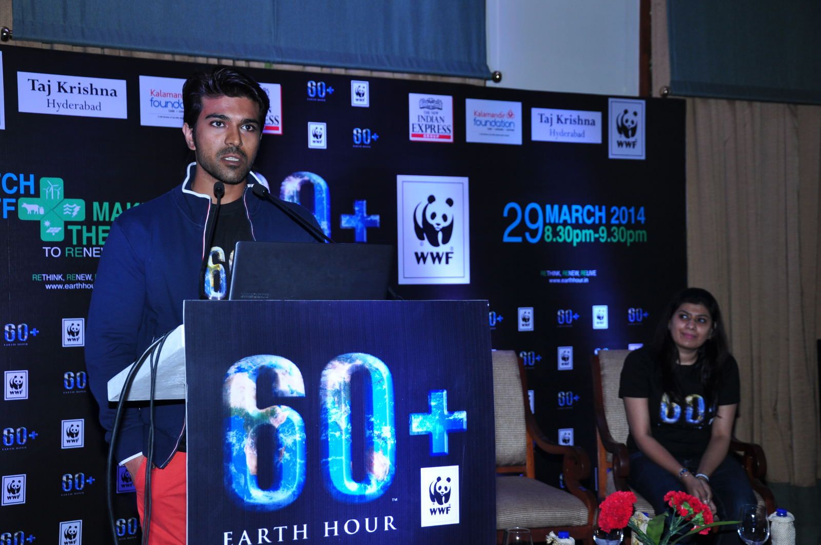 Ram Charan at Earth Hour 2014 Event