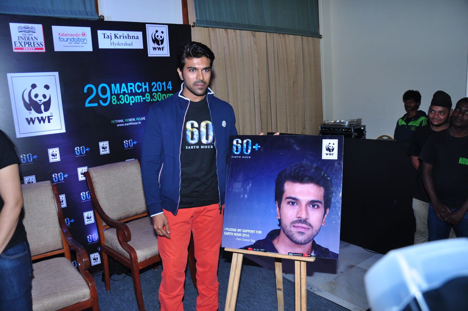 Ram Charan at Earth Hour 2014 Event