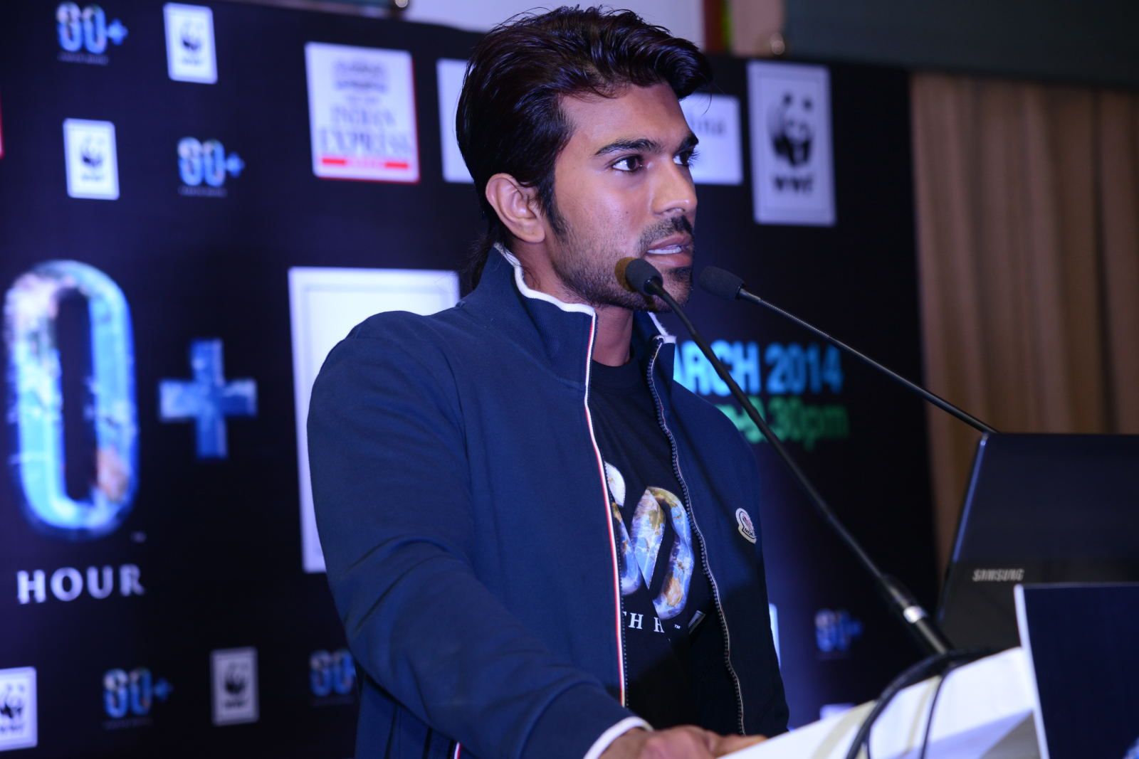 Ram Charan at Earth Hour 2014 Event