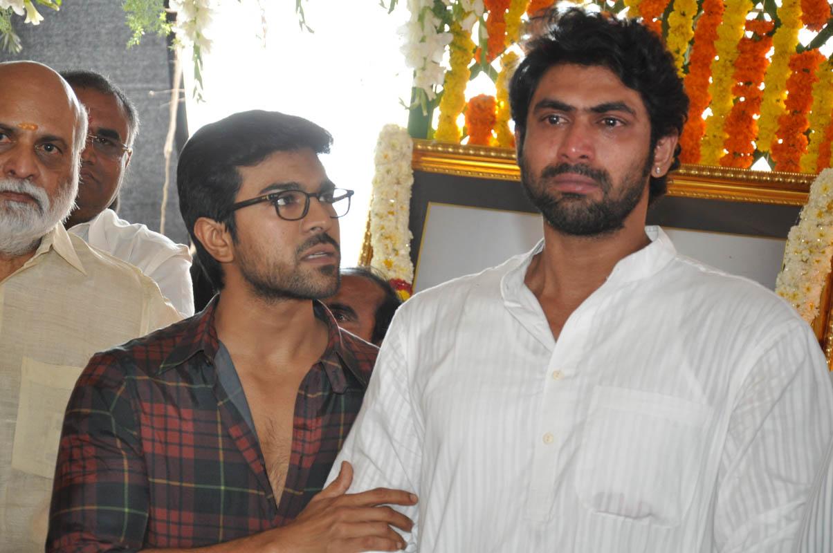 Ram Charan at Ramanaidu Antima Yatra