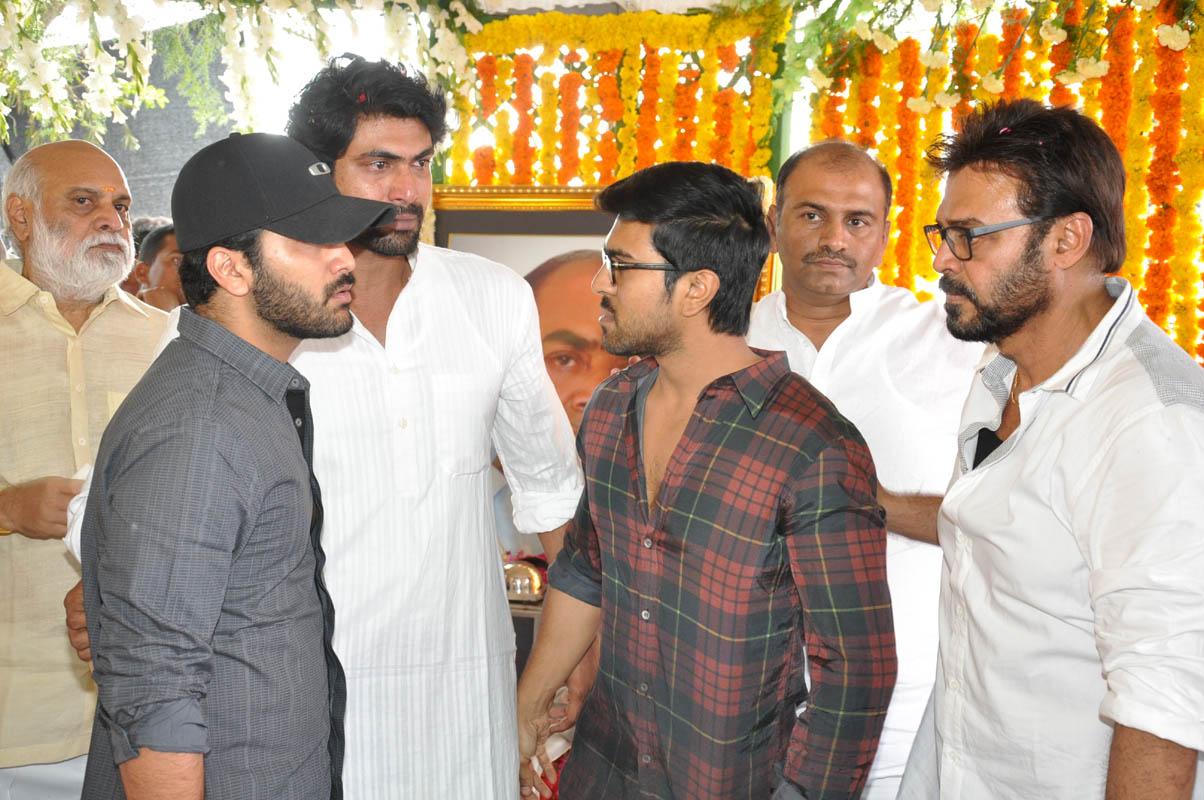 Ram Charan at Ramanaidu Antima Yatra