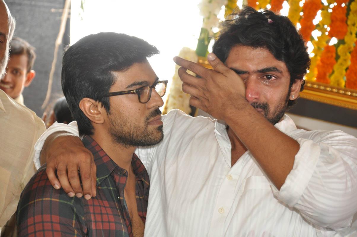 Ram Charan at Ramanaidu Antima Yatra