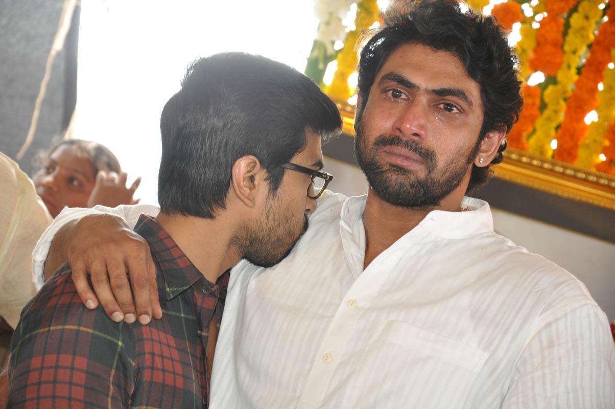 Ram Charan at Ramanaidu Antima Yatra