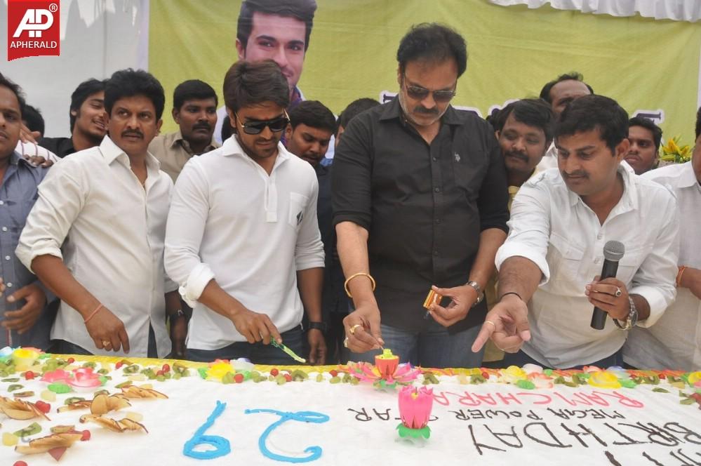 Ram Charan Birthday 2014 Celebrations