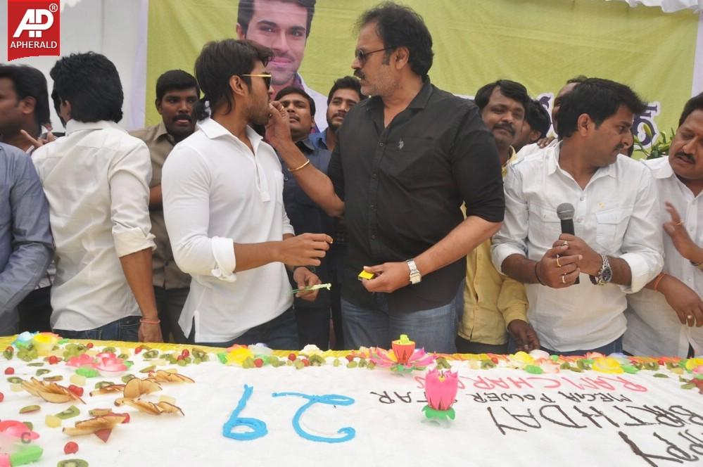 Ram Charan Birthday 2014 Celebrations