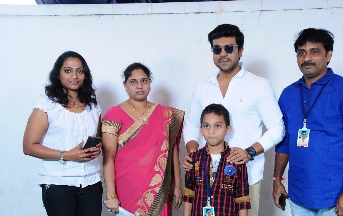 Ram Charan Meet his Fans Photos