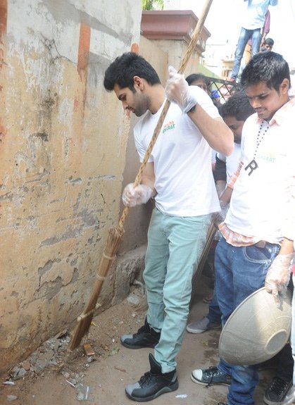 Ram Pothineni Joins Swachh Bharath Campaign