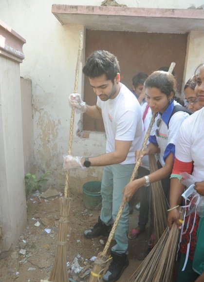 Ram Pothineni Joins Swachh Bharath Campaign