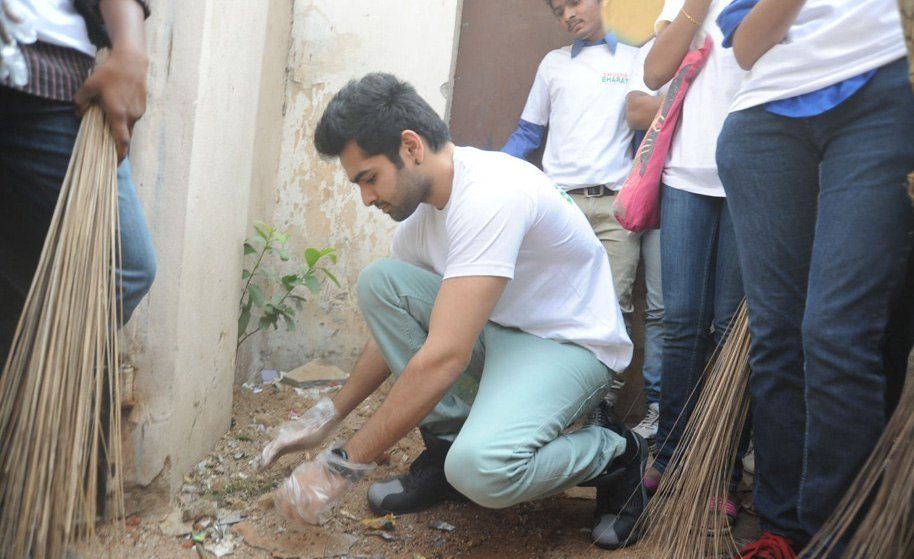 Ram Pothineni Joins Swachh Bharath Campaign