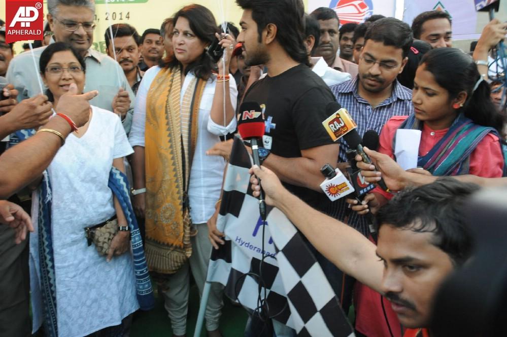 Rama Charan at Eco Friendly Cycle Ride Event