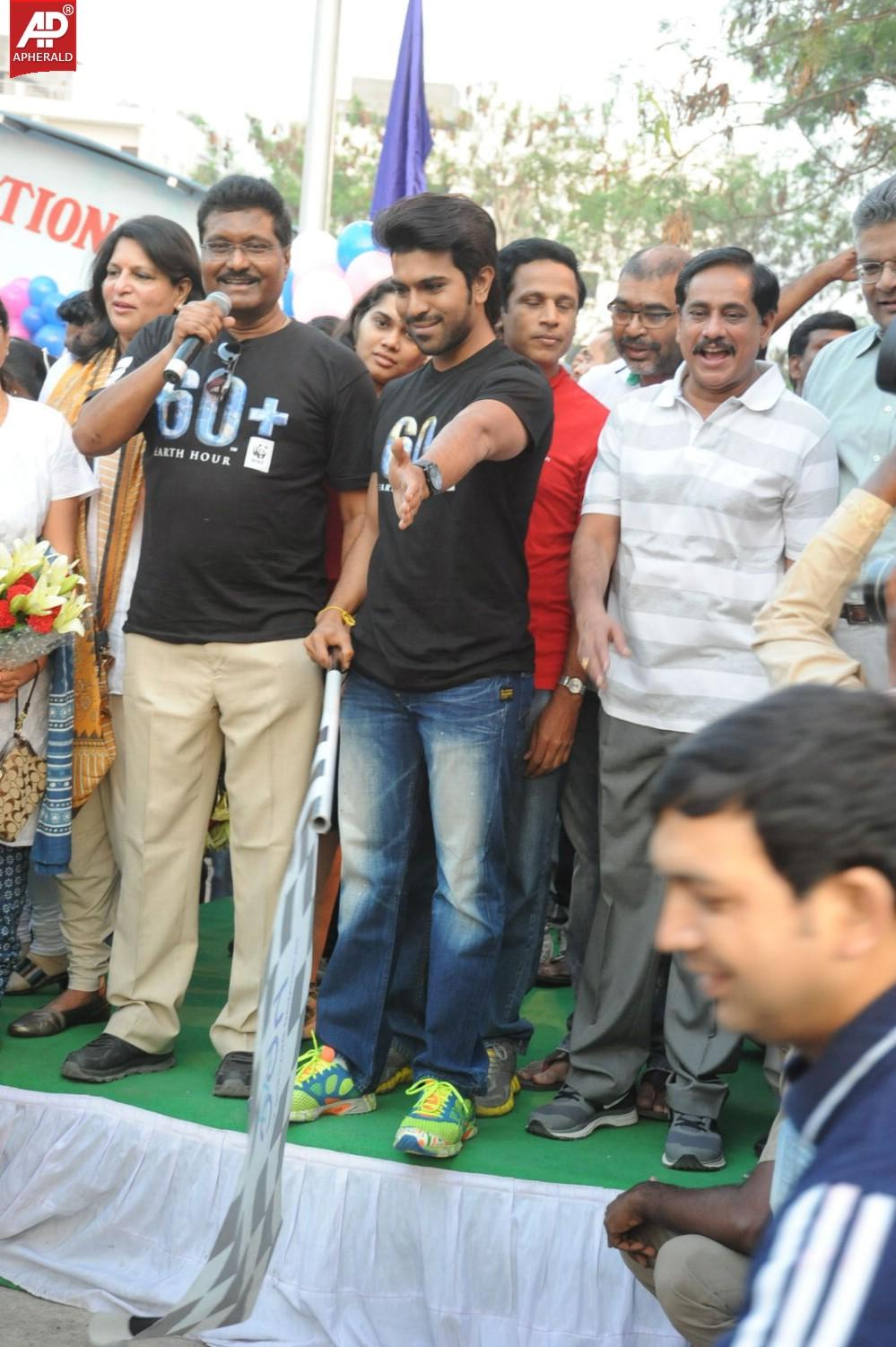 Rama Charan at Eco Friendly Cycle Ride Event