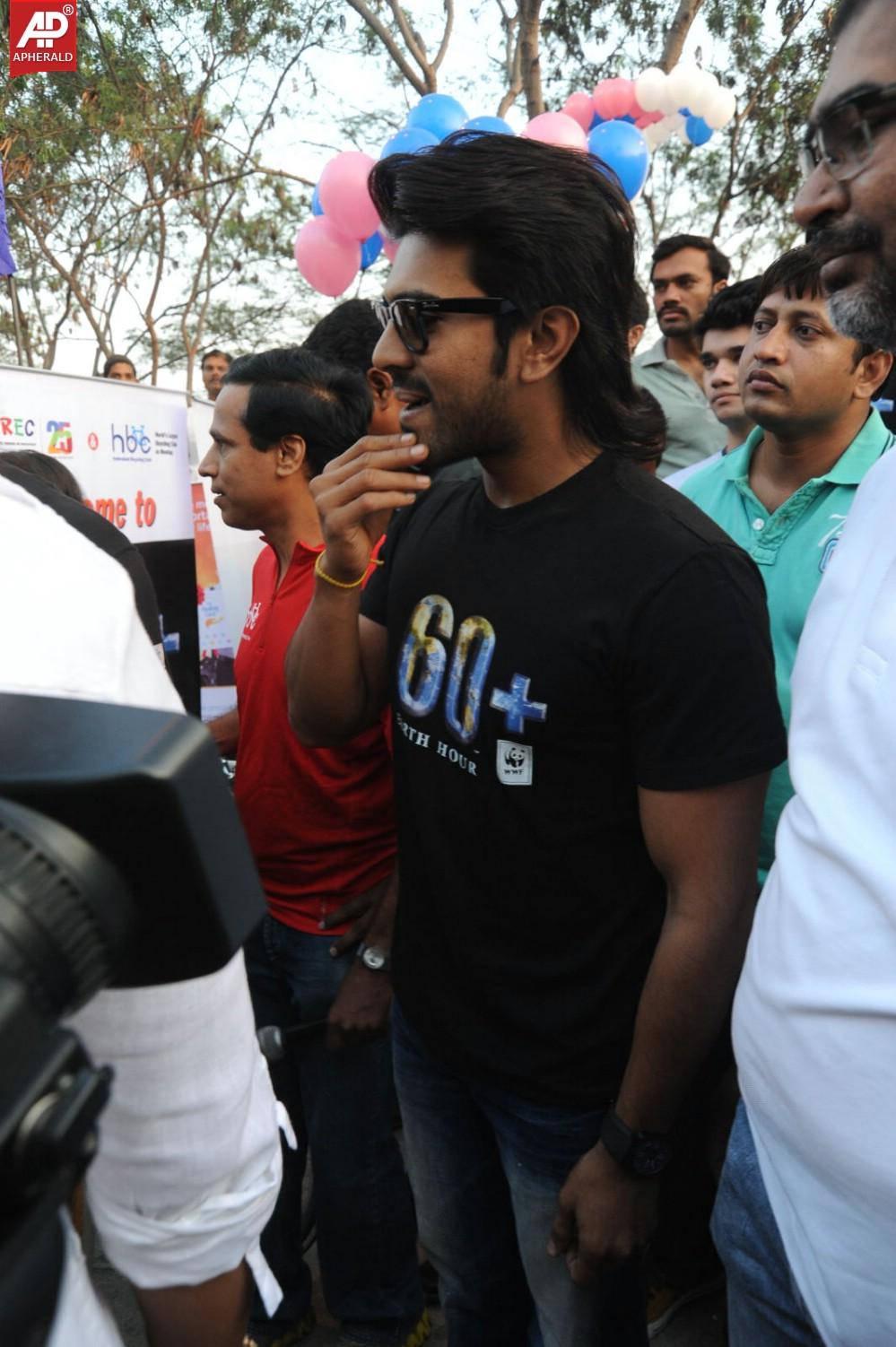 Rama Charan at Eco Friendly Cycle Ride Event