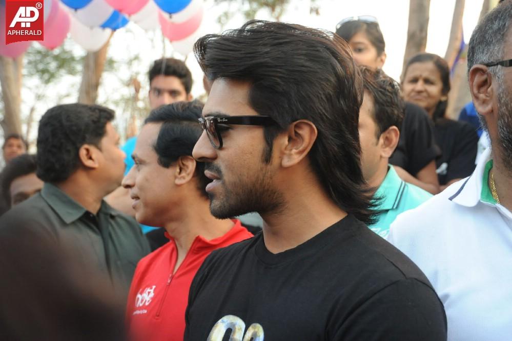Rama Charan at Eco Friendly Cycle Ride Event