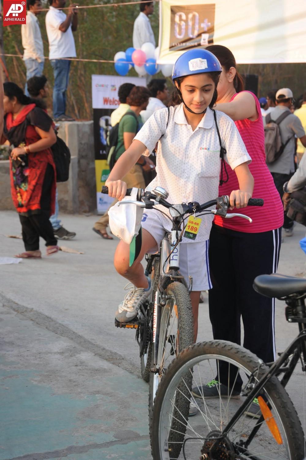 Rama Charan at Eco Friendly Cycle Ride Event