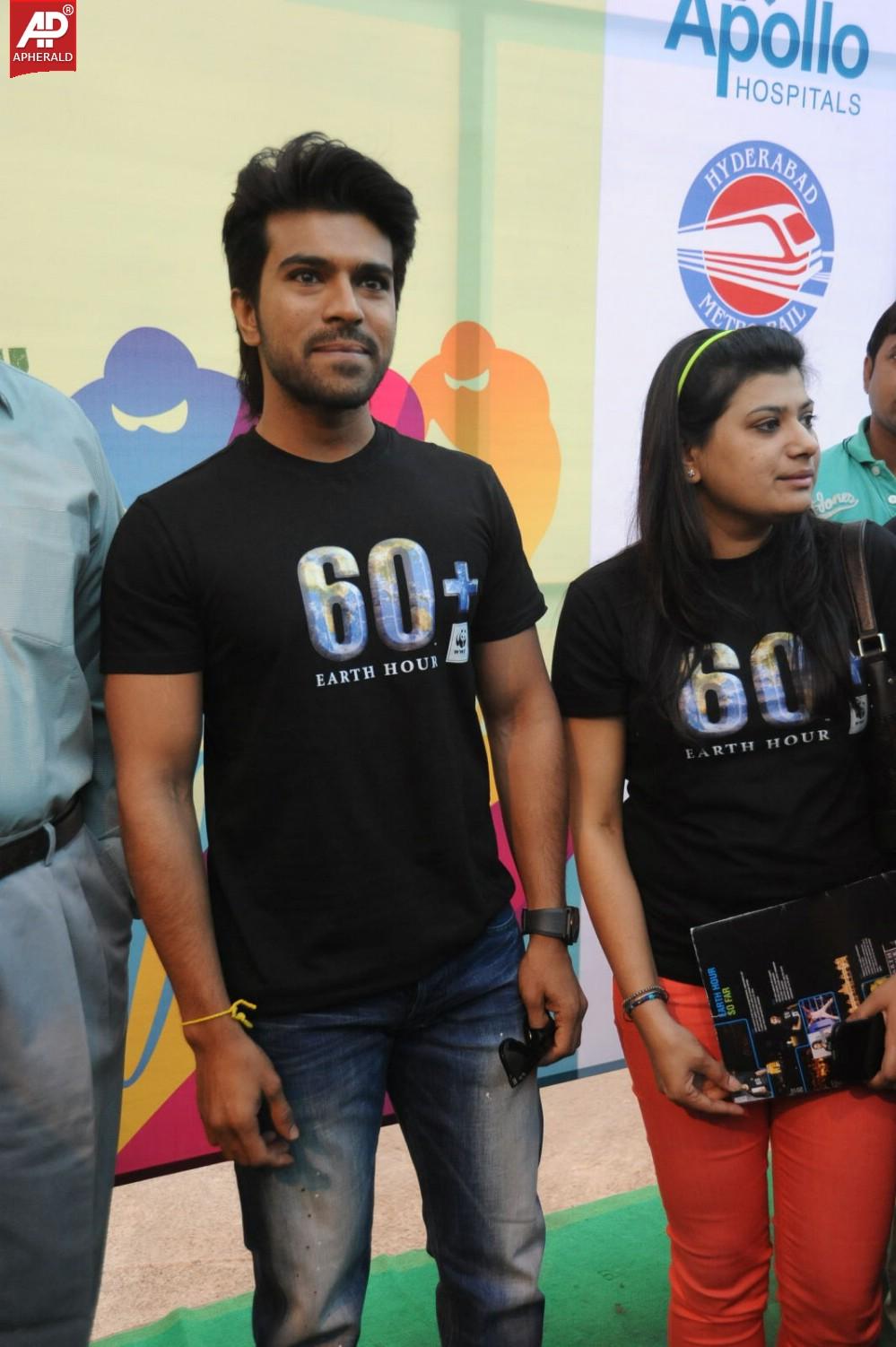 Rama Charan at Eco Friendly Cycle Ride Event