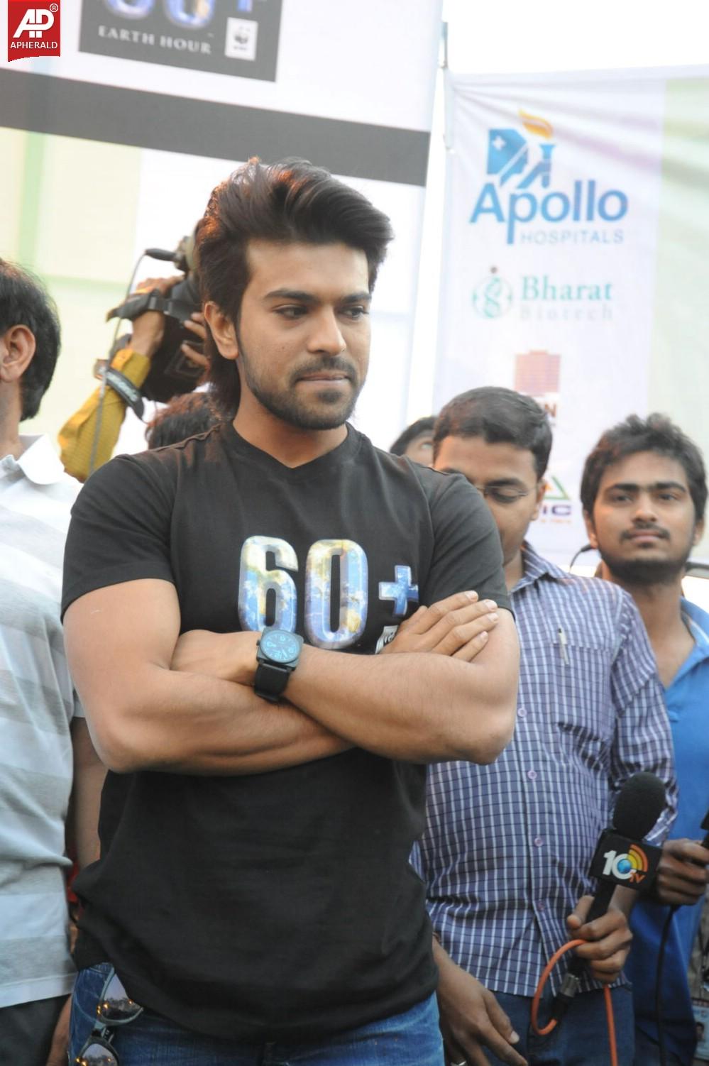 Rama Charan at Eco Friendly Cycle Ride Event